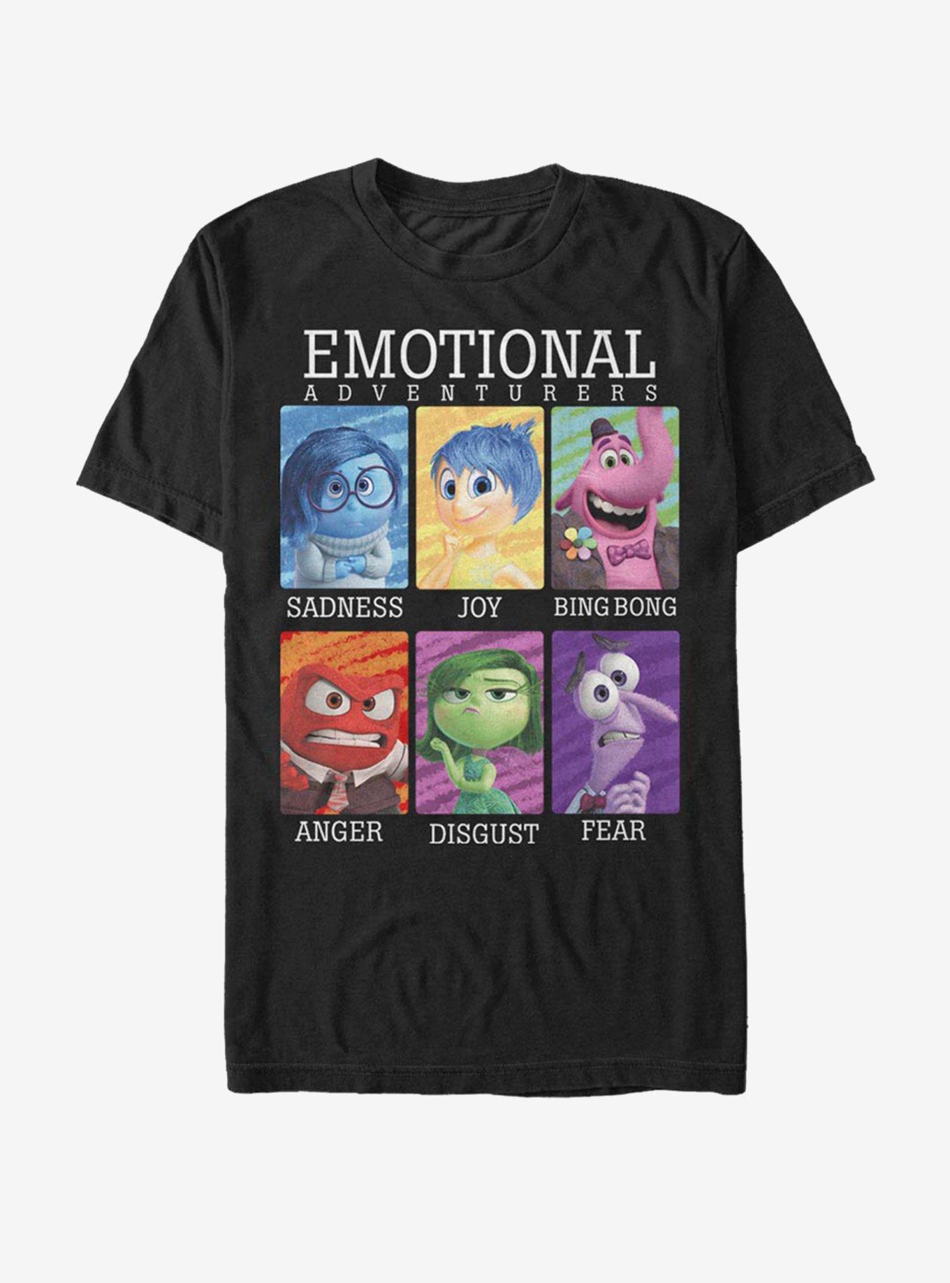 Disney Pixar Inside Out Yearbook T-Shirt - BLACK