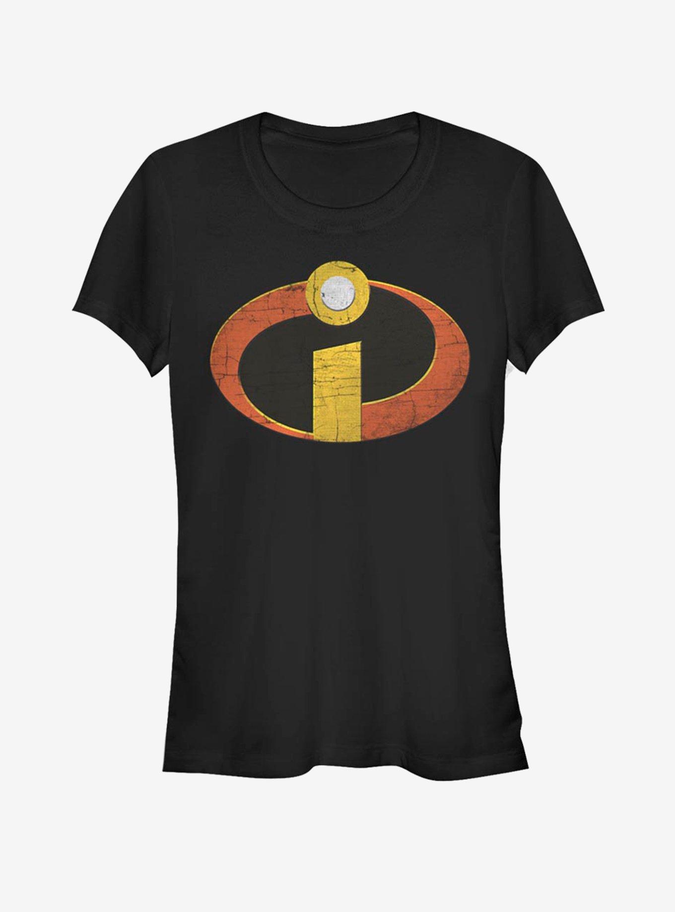 Disney Pixar The Incredibles Distressed Logo Girls T-Shirt, , hi-res