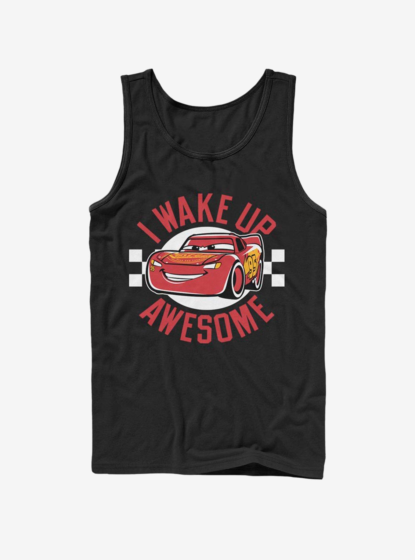 Disney Pixar Cars Wake Up Awesome Tank, BLACK, hi-res