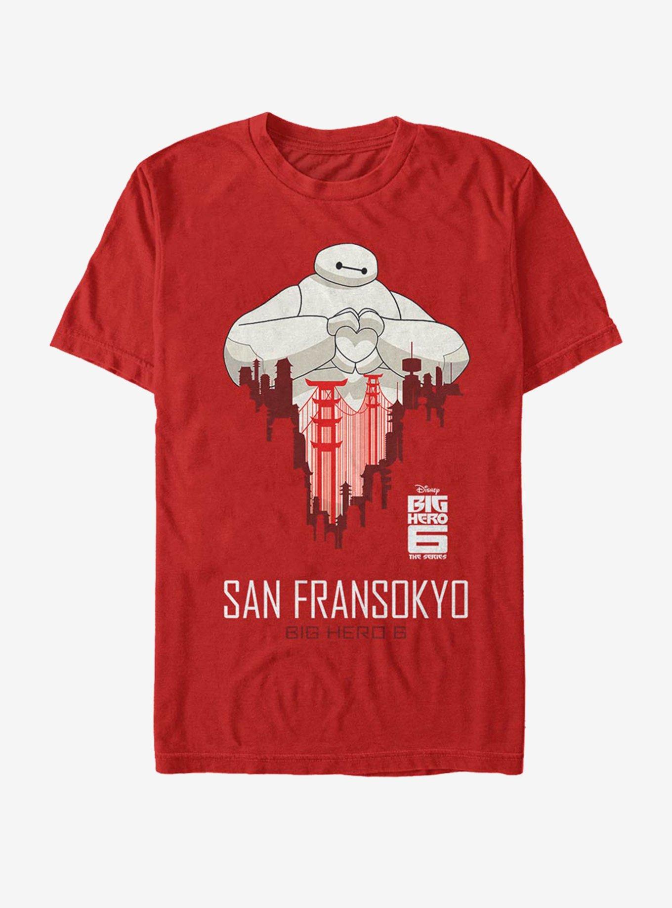 Disney Pixar Big Hero 6 Sf Love T-Shirt, RED, hi-res