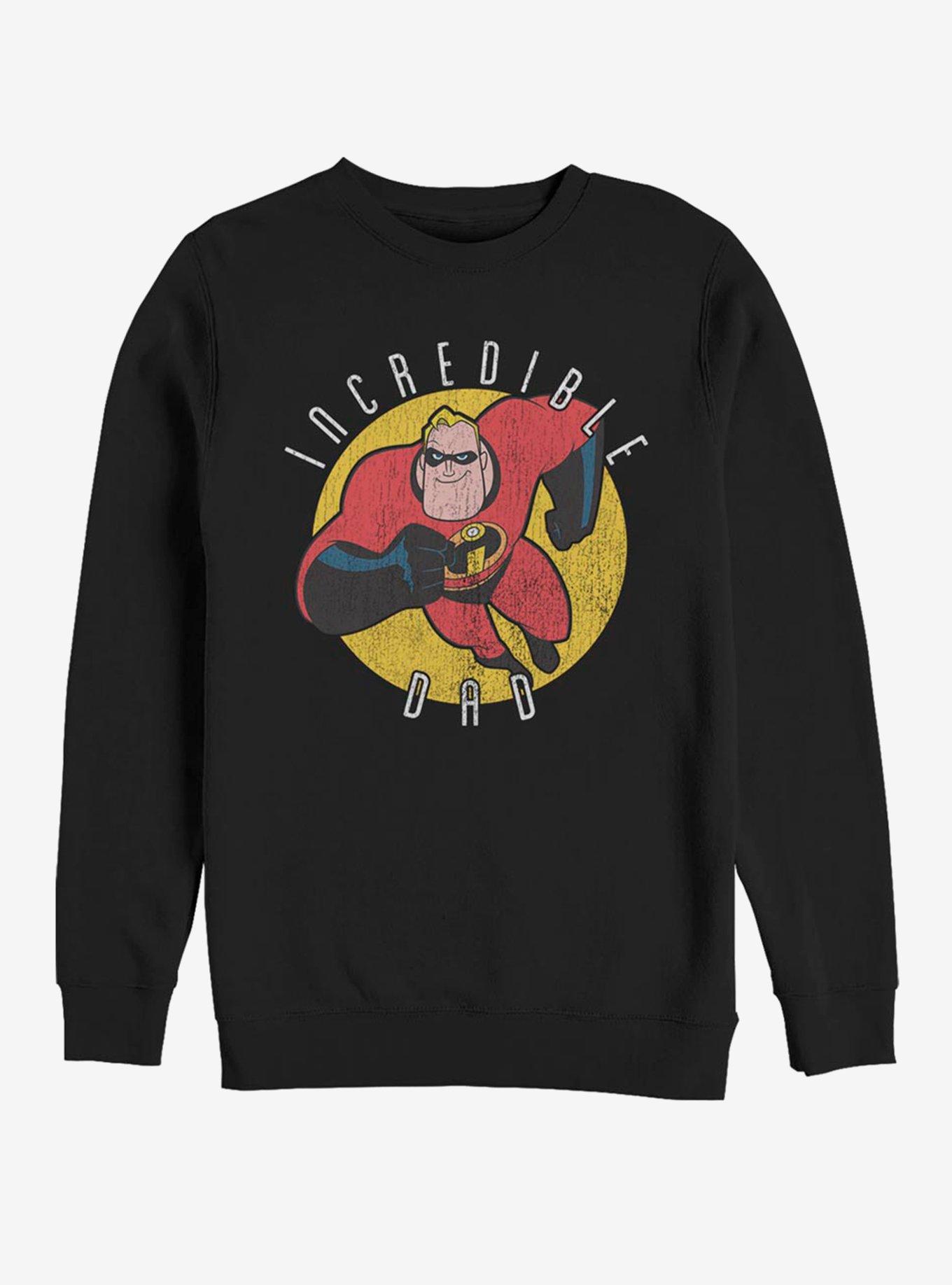 Disney Pixar The Incredibles Incredible Dad Crew Sweatshirt, , hi-res