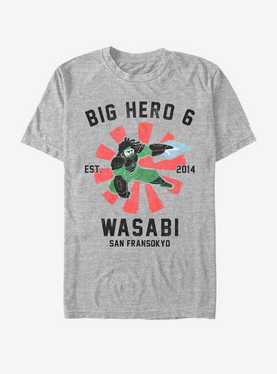 Disney Pixar Big Hero 6 Wasabi Collegiate T-Shirt, ATH HTR, hi-res