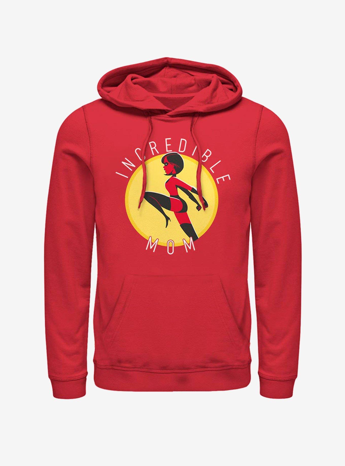 Disney Pixar The Incredibles Incredible Mom Circle Hoodie, RED, hi-res