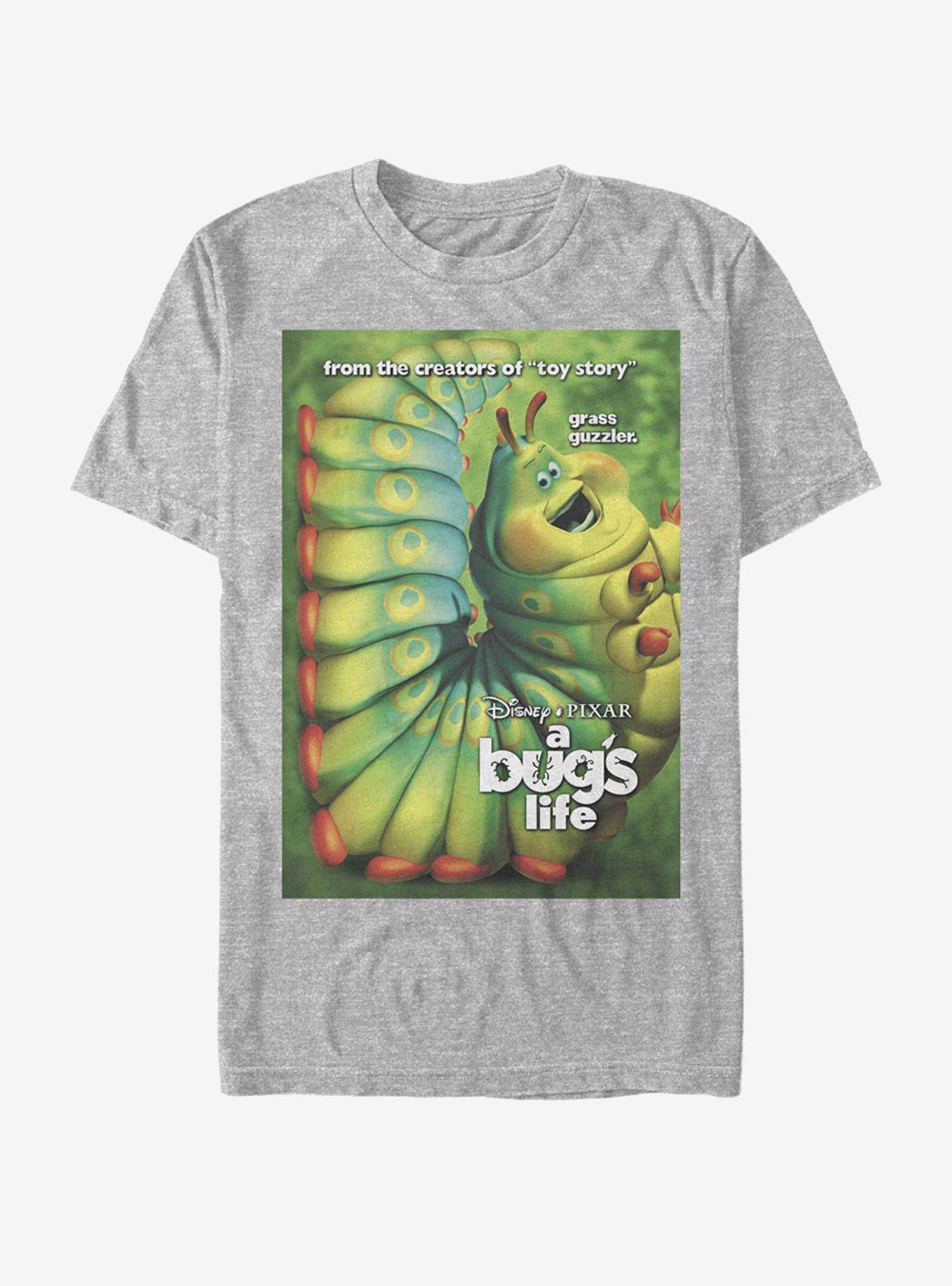 Disney Pixar A Bug's Life Catepillar Poster T-Shirt, ATH HTR, hi-res