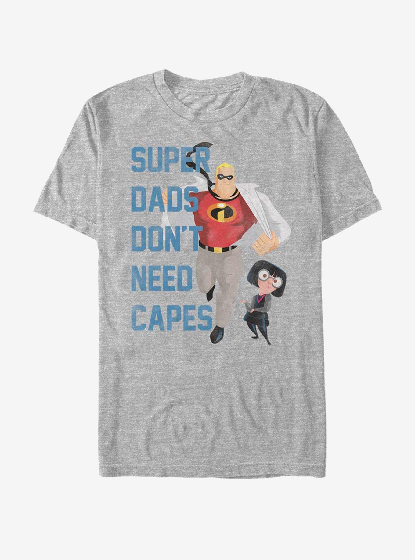 Disney Pixar The Incredibles Don't Need Capes T-Shirt