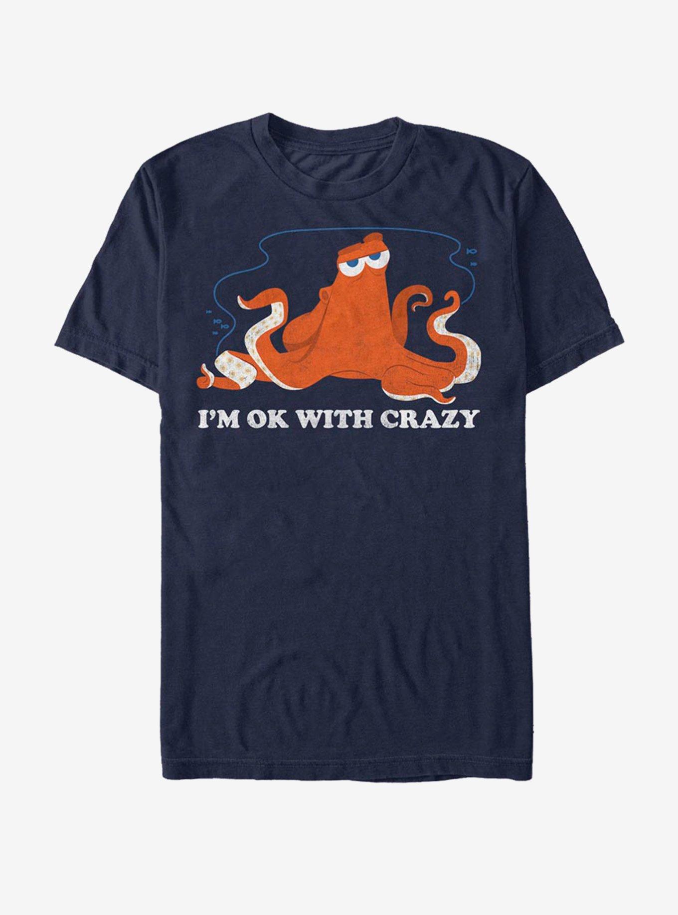 Disney Pixar Finding Dory Okay Crazy T-Shirt, NAVY, hi-res