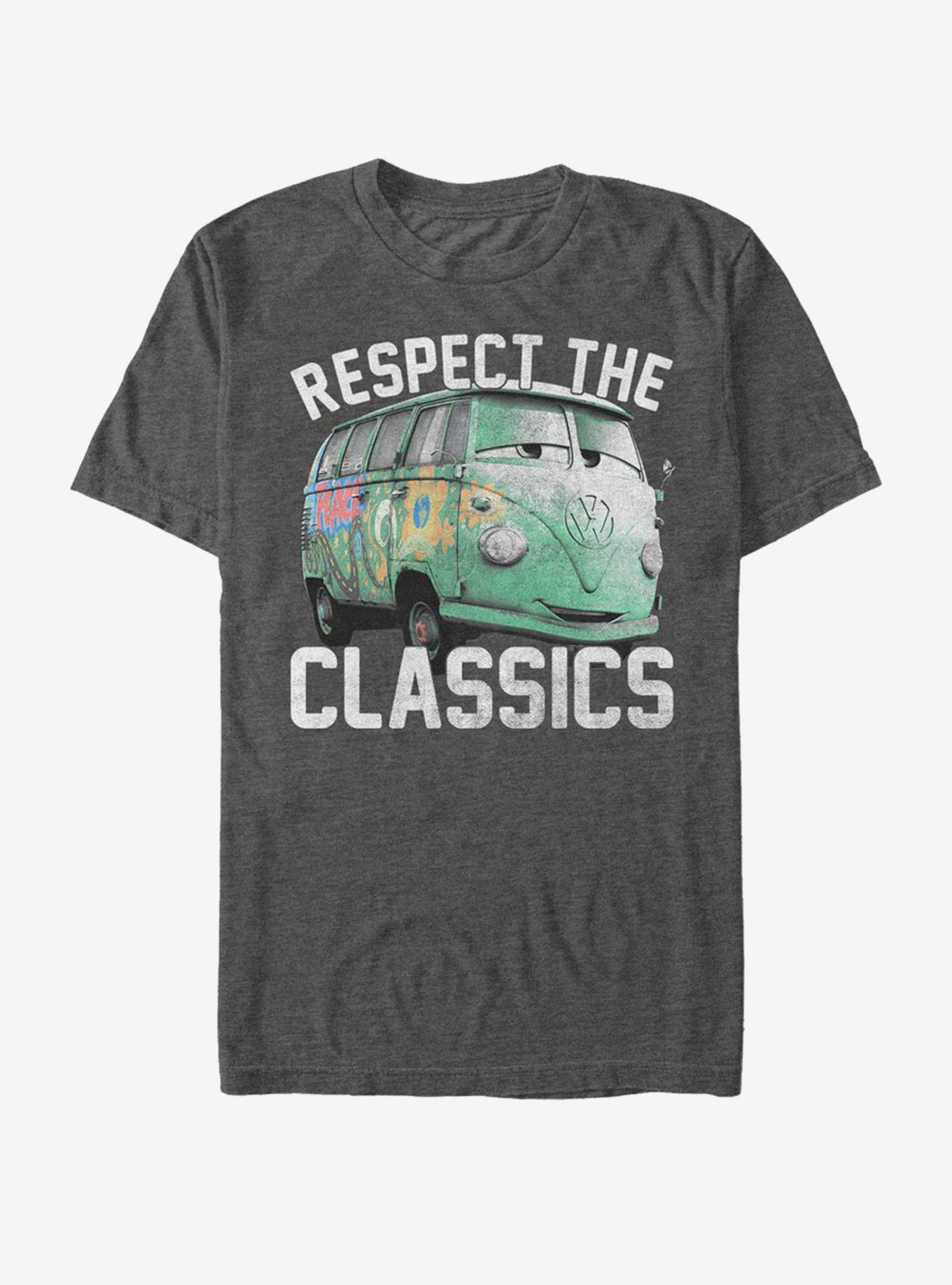 Disney Pixar Cars Respect The Classics T-Shirt, CHAR HTR, hi-res