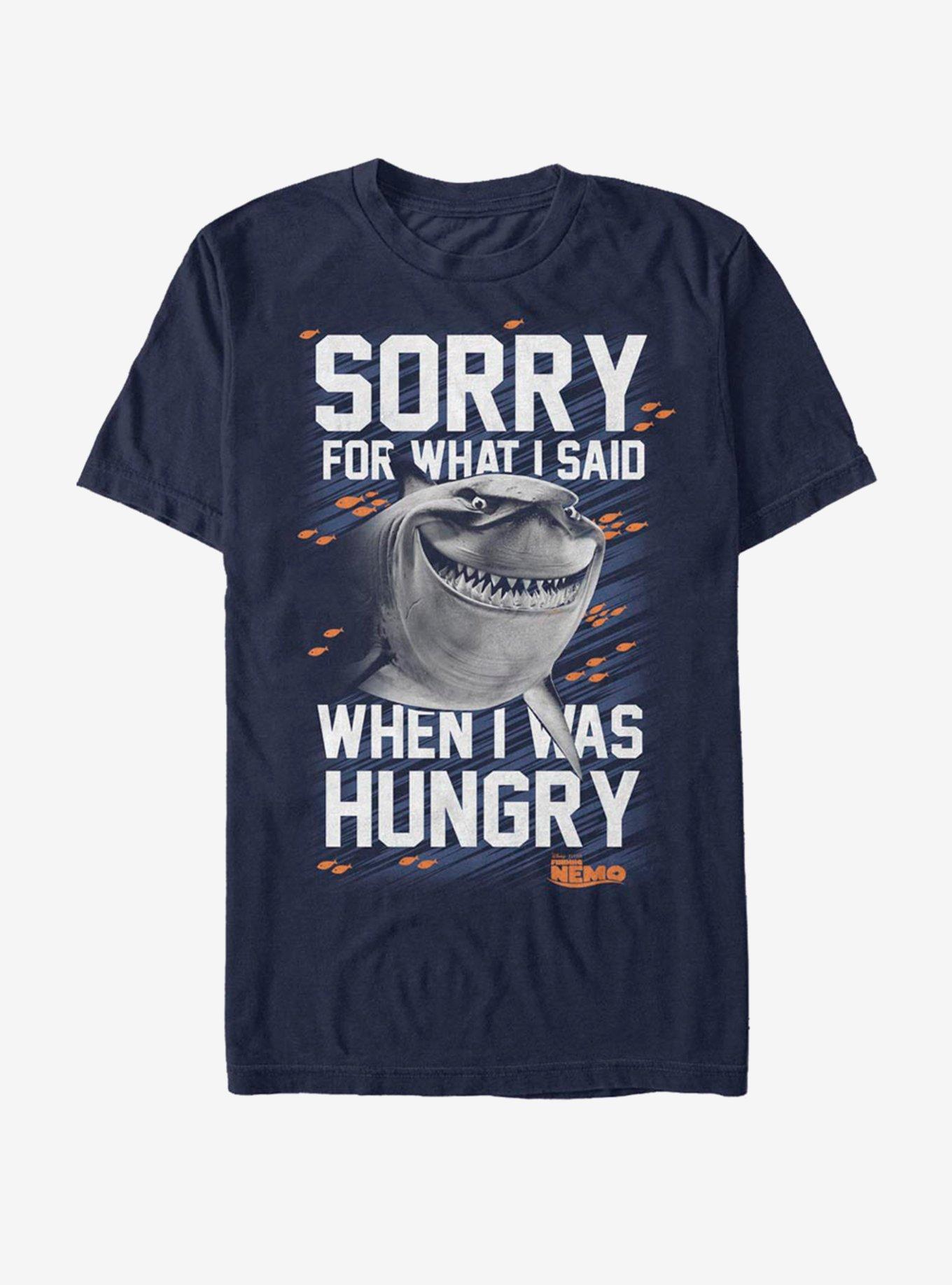 Disney Pixar Finding Nemo Bruce Was Hungry T-Shirt, NAVY, hi-res