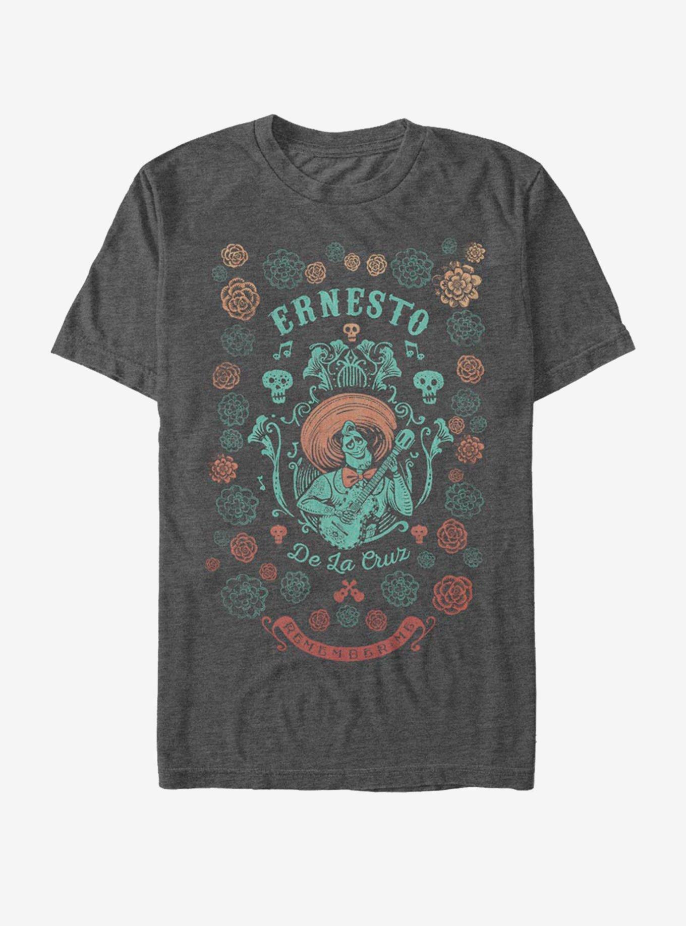 Disney Pixar Coco Flores T-Shirt, CHAR HTR, hi-res