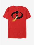 Disney Pixar The Incredibles Laser Logo T-Shirt, RED, hi-res