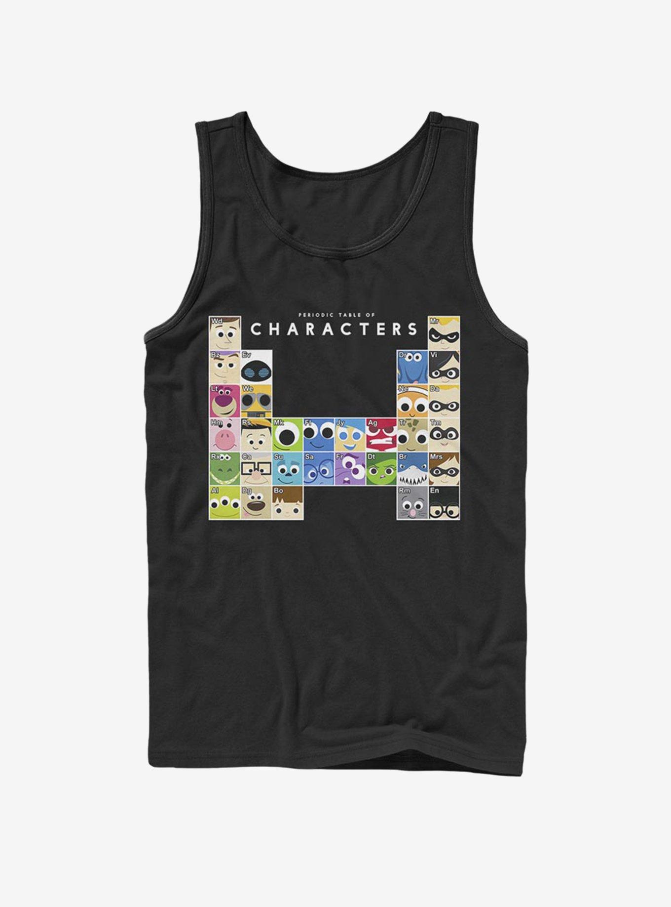 Disney Pixar Periodic Pixar Tank, BLACK, hi-res