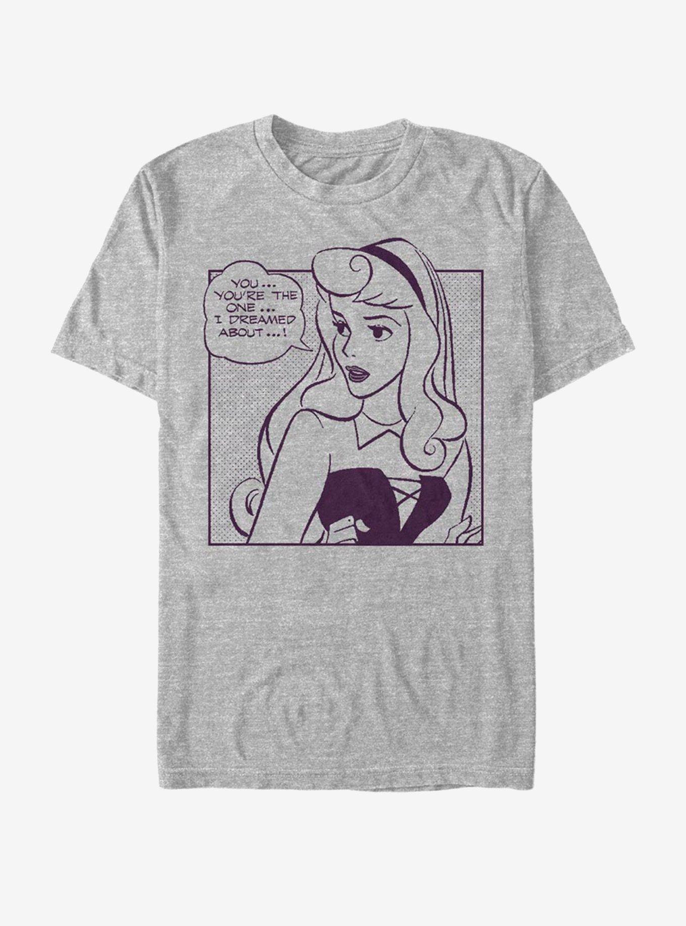 Disney Sleeping Beauty Aurora Comic T-Shirt, ATH HTR, hi-res