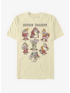 Disney Snow White Dwarf Grid T-Shirt, , hi-res