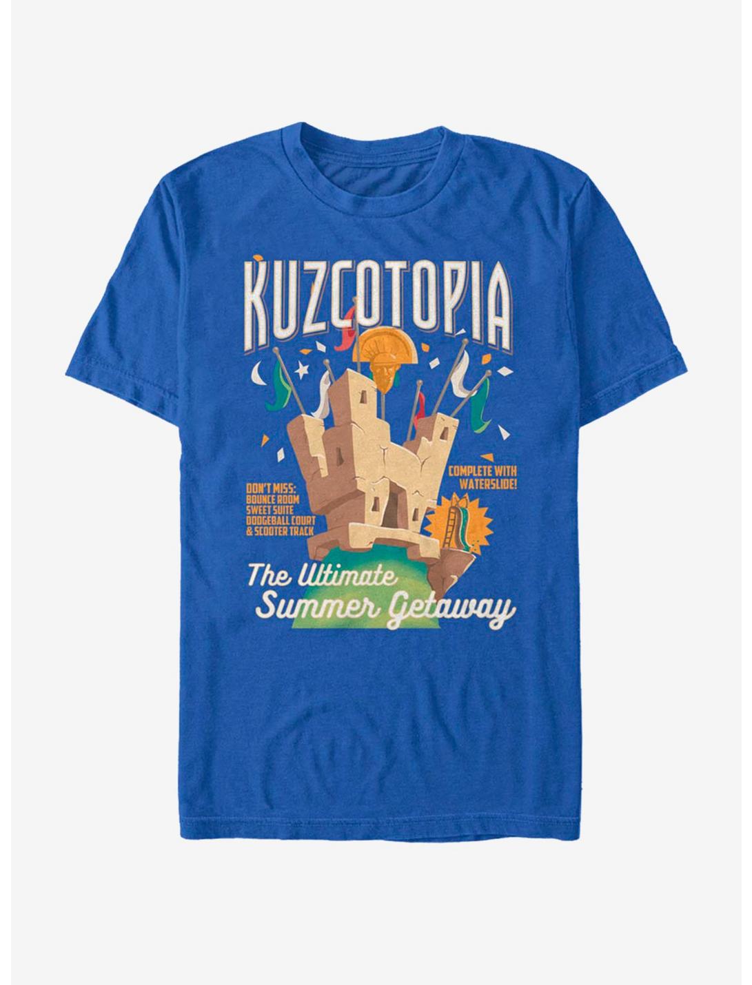 Disney The Emperor'S New Groove Kuzcotopia Ad T-Shirt, ROYAL, hi-res