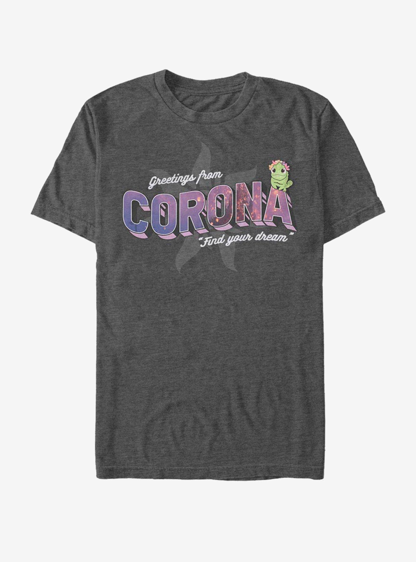 Disney Tangled Pascal Find Your Dream T-Shirt, CHAR HTR, hi-res