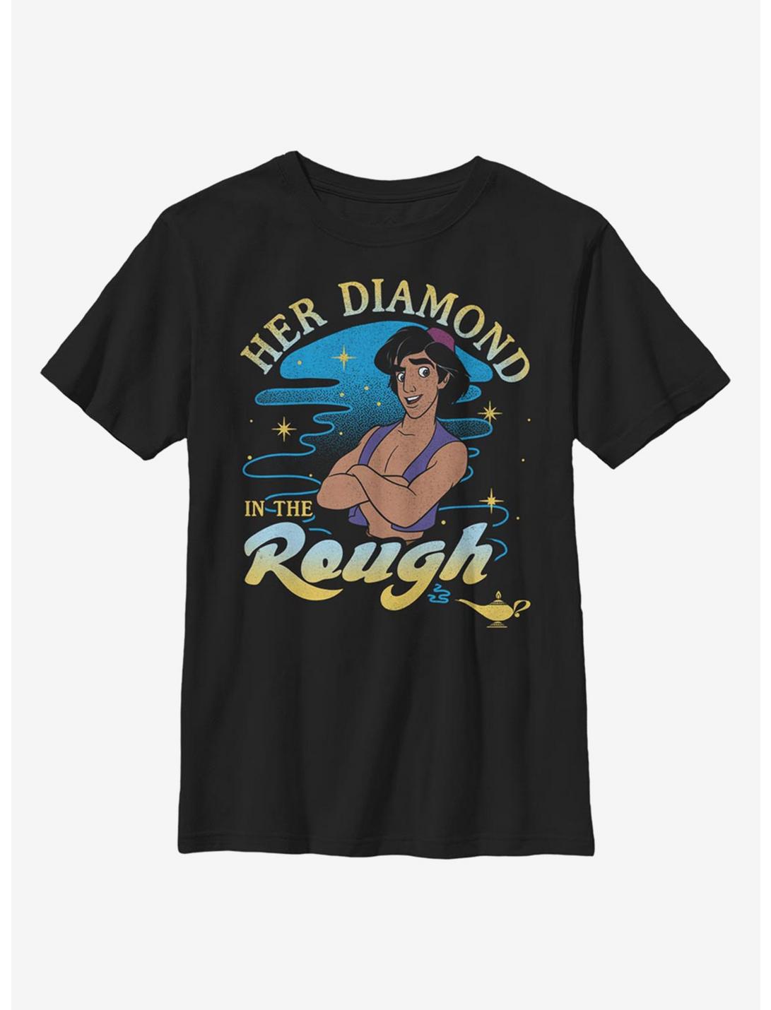 Disney Aladdin Diamond In The Rough Youth T-Shirt, BLACK, hi-res