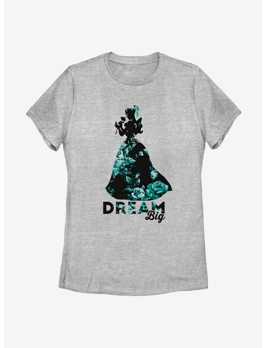 Disney Beauty And The Beast Dream Big Womens T-Shirt, ATH HTR, hi-res