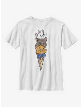 Disney Aristocats Kitten Ice Cream Stack Youth T-Shirt, , hi-res