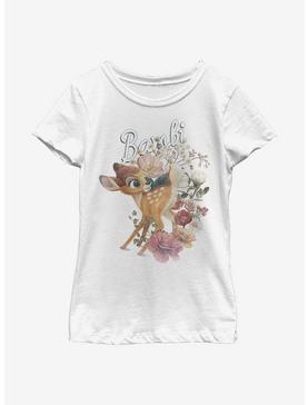 Disney Bambi Floral Youth Girls T-Shirt, , hi-res