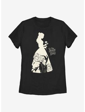 Disney Beauty And The Beast Beast Belle Silhouette Womens T-Shirt, , hi-res