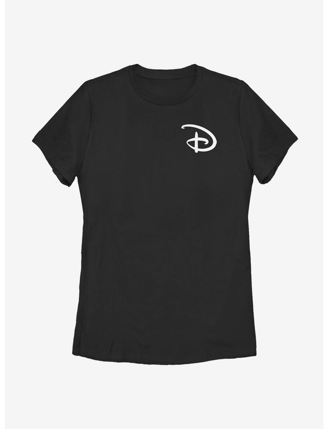 Disney D Pocket Womens T-Shirt, BLACK, hi-res
