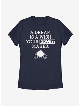 Disney Cinderella Dream Wish Womens T-Shirt, NAVY, hi-res