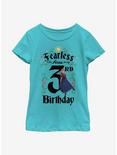Disney Frozen Anna Birthday 3 Youth Girls T-Shirt, TAHI BLUE, hi-res