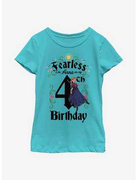 Disney Frozen Anna Birthday 4 Youth Girls T-Shirt, , hi-res