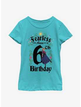Disney Frozen Anna Birthday 6 Youth Girls T-Shirt, , hi-res