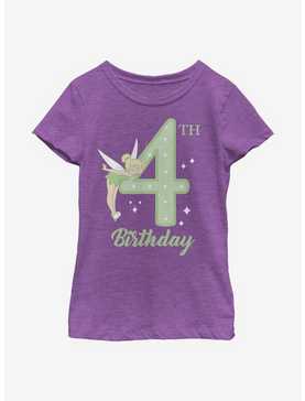 Disney Peter Pan Tink Fourth Birthday Youth Girls T-Shirt, , hi-res