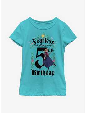 Disney Frozen Anna Birthday 5 Youth Girls T-Shirt, , hi-res