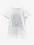 Disney Frozen Birthday Queen Five Youth Girls T-Shirt, WHITE, hi-res