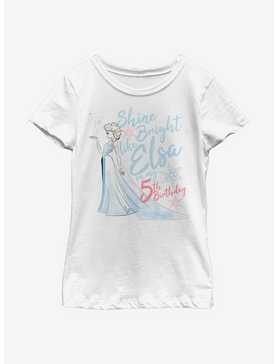 Disney Frozen Birthday Queen Five Youth Girls T-Shirt, , hi-res