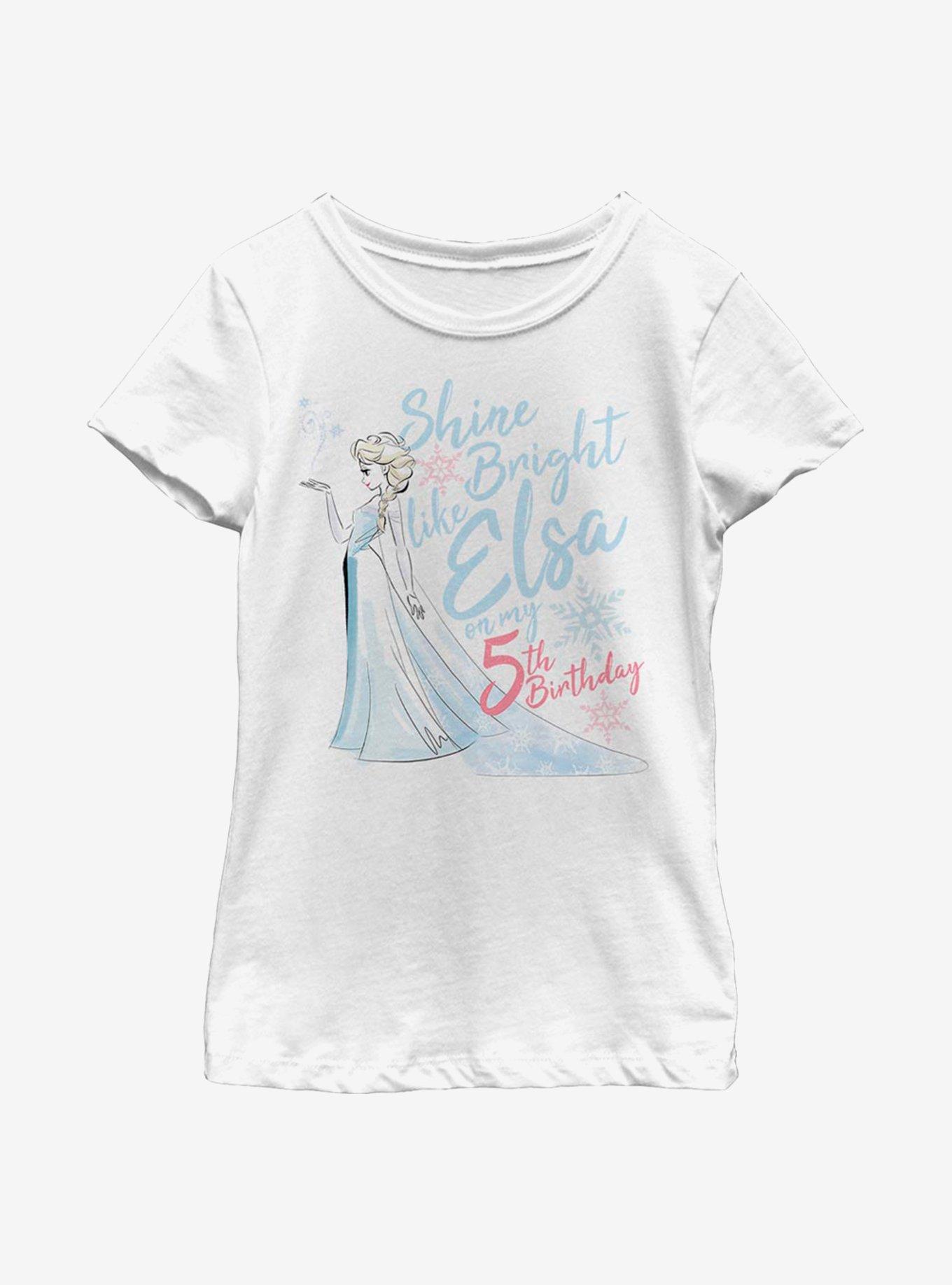 Disney Frozen Birthday Queen Five Youth Girls T-Shirt, , hi-res