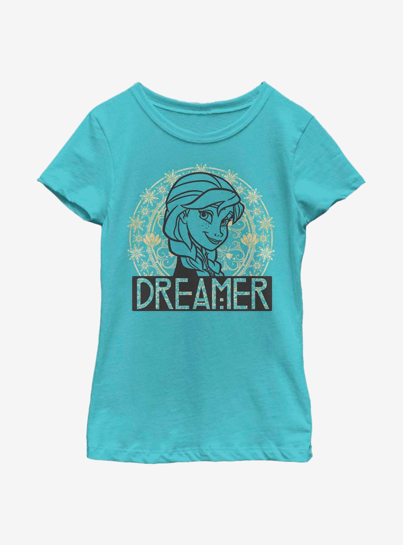 Disney Frozen Dreaming Anna Youth Girls T-Shirt, TAHI BLUE, hi-res