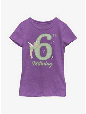 Disney Peter Pan Tink Sixth Birthday Youth Girls T-Shirt, , hi-res