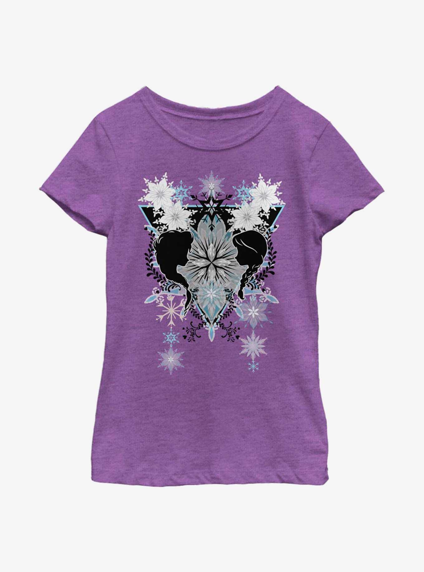 Disney Frozen Snowflake Boho Youth Girls T-Shirt, , hi-res