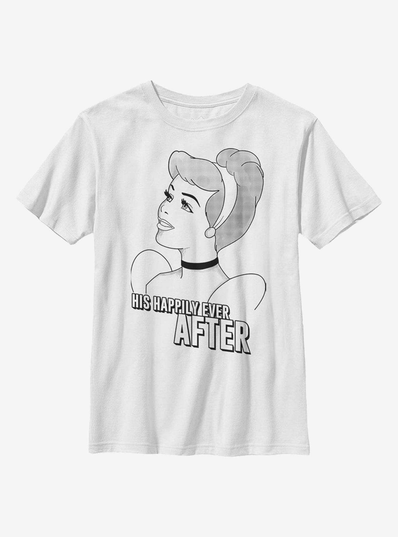 Disney Cinderella Romantic Cindy Youth T-Shirt, , hi-res