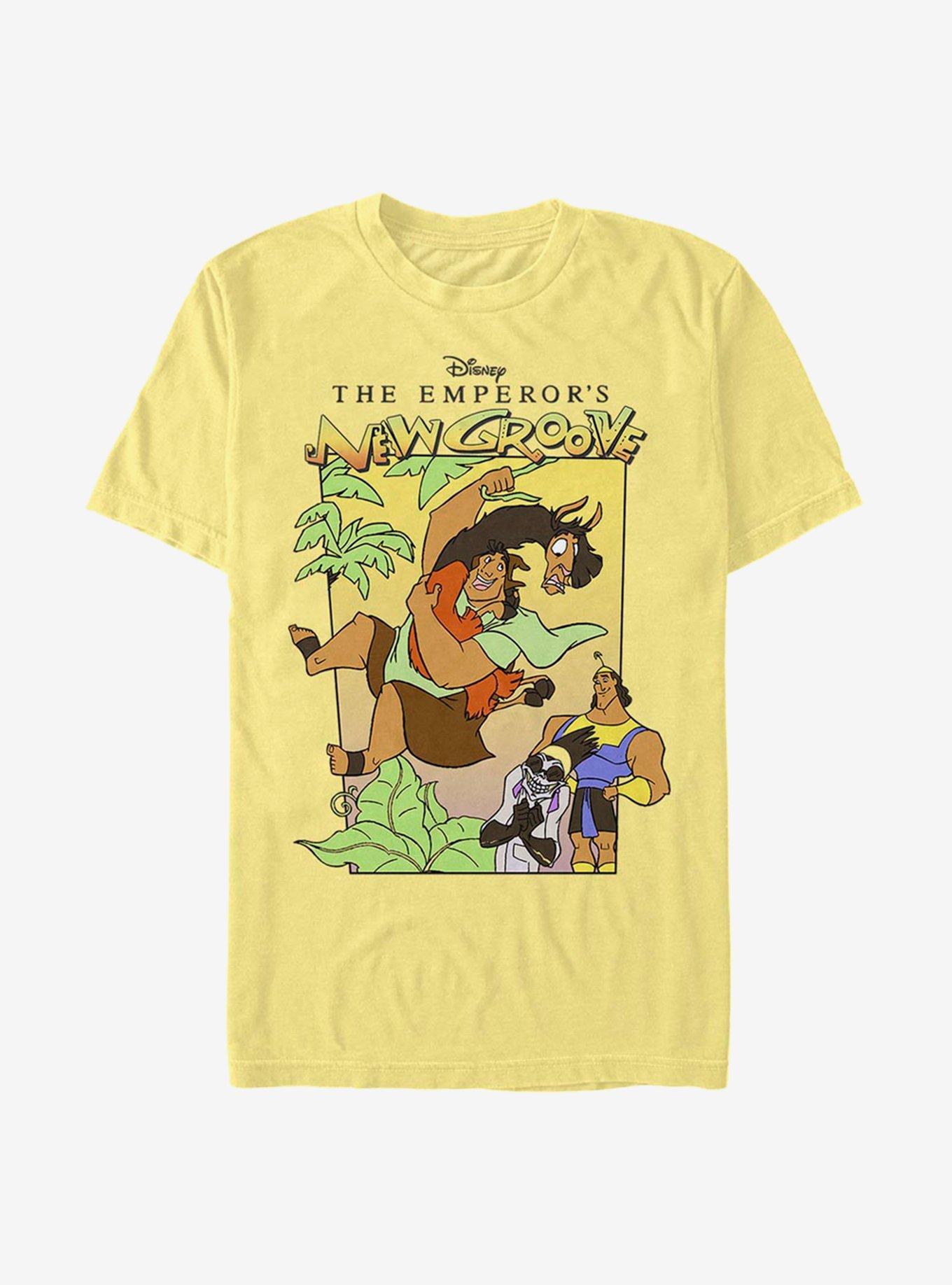 Disney The Emperor's New Groove Poster Art T-Shirt - YELLOW | BoxLunch
