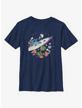 Disney Lilo And Stitch Surfer Dude Youth T-Shirt, , hi-res