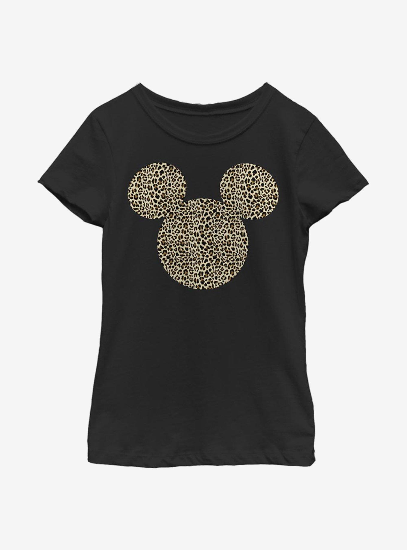 Disney Mickey Mouse Animal Ears Youth Girls T-Shirt, , hi-res