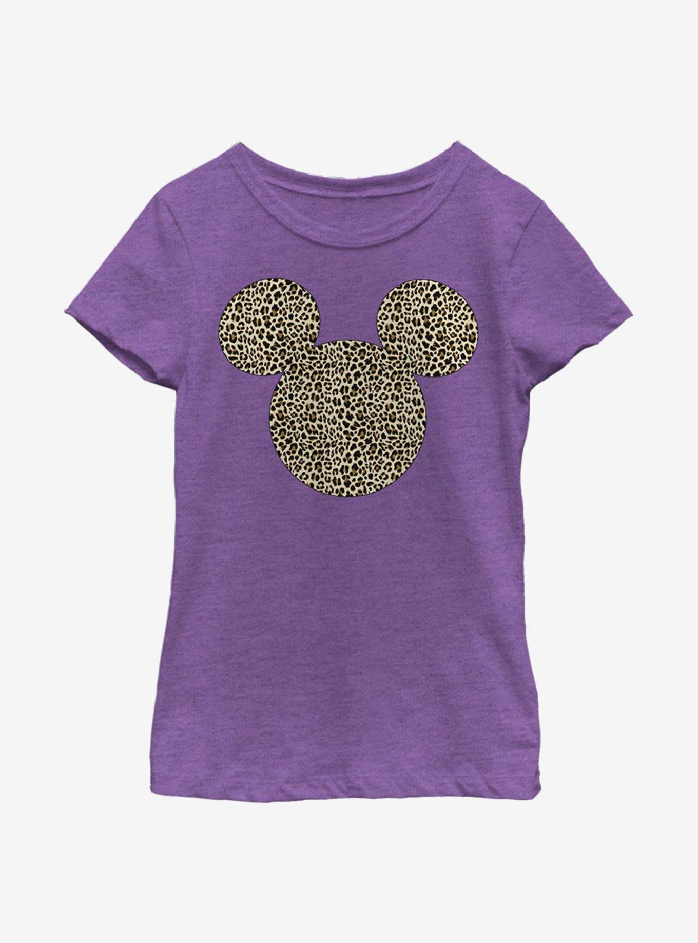 Disney Mickey Mouse Animal Ears Youth Girls T-Shirt, , hi-res