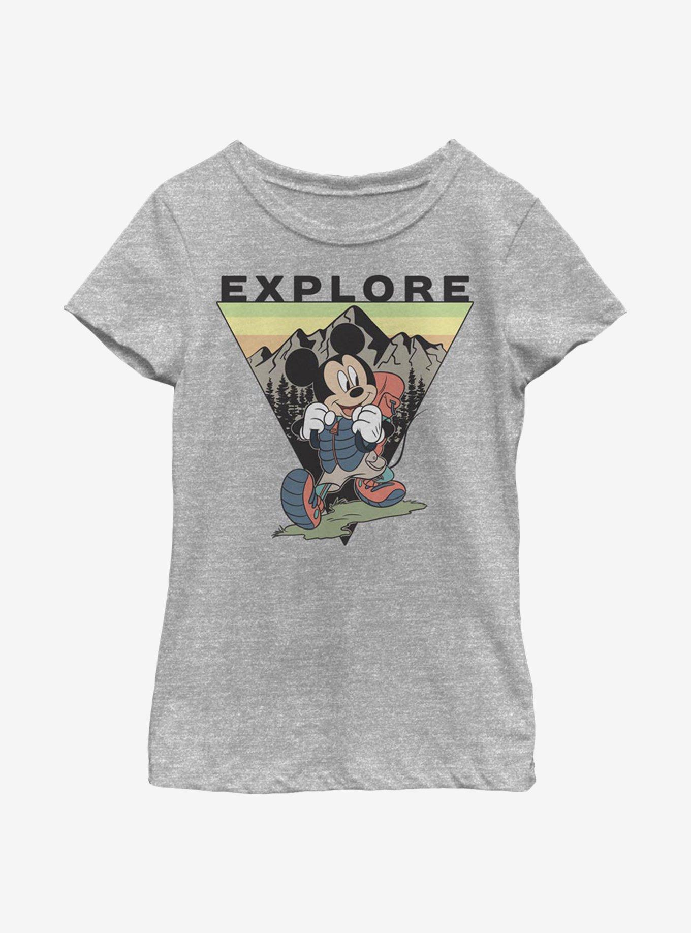 Disney Mickey Mouse Explore Mickey Travel Youth Girls T-Shirt, , hi-res
