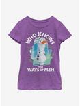 Disney Frozen 2 Ways Of Men Youth Girls T-Shirt, PURPLE BERRY, hi-res