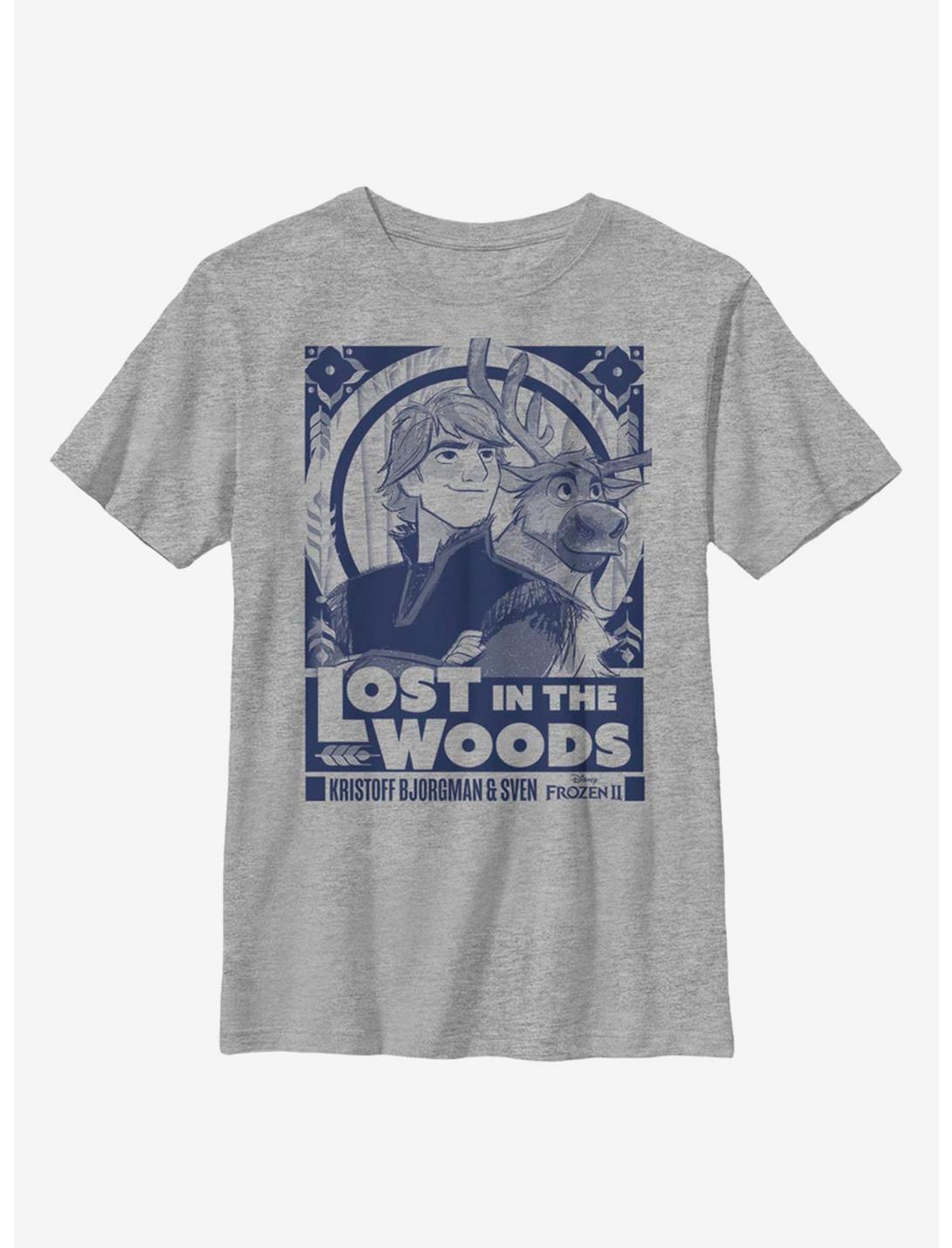 Disney Frozen 2 Kristoff Lost In The Woods Youth T-Shirt, ATH HTR, hi-res