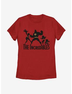 Disney Pixar The Incredibles Family Silhouette Womens T-Shirt, , hi-res