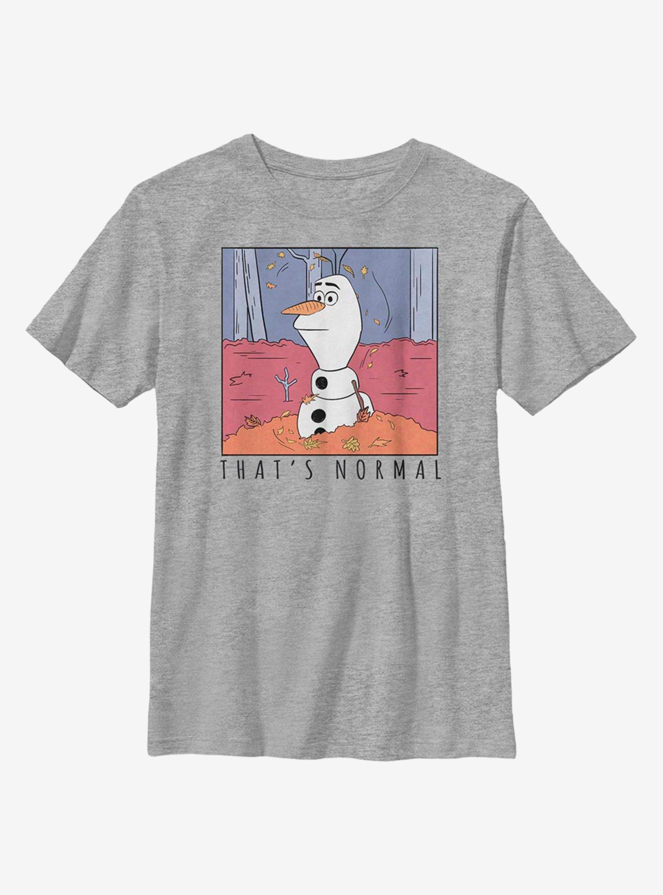 Disney Frozen 2 Olaf That's Normal Youth T-Shirt, ATH HTR, hi-res