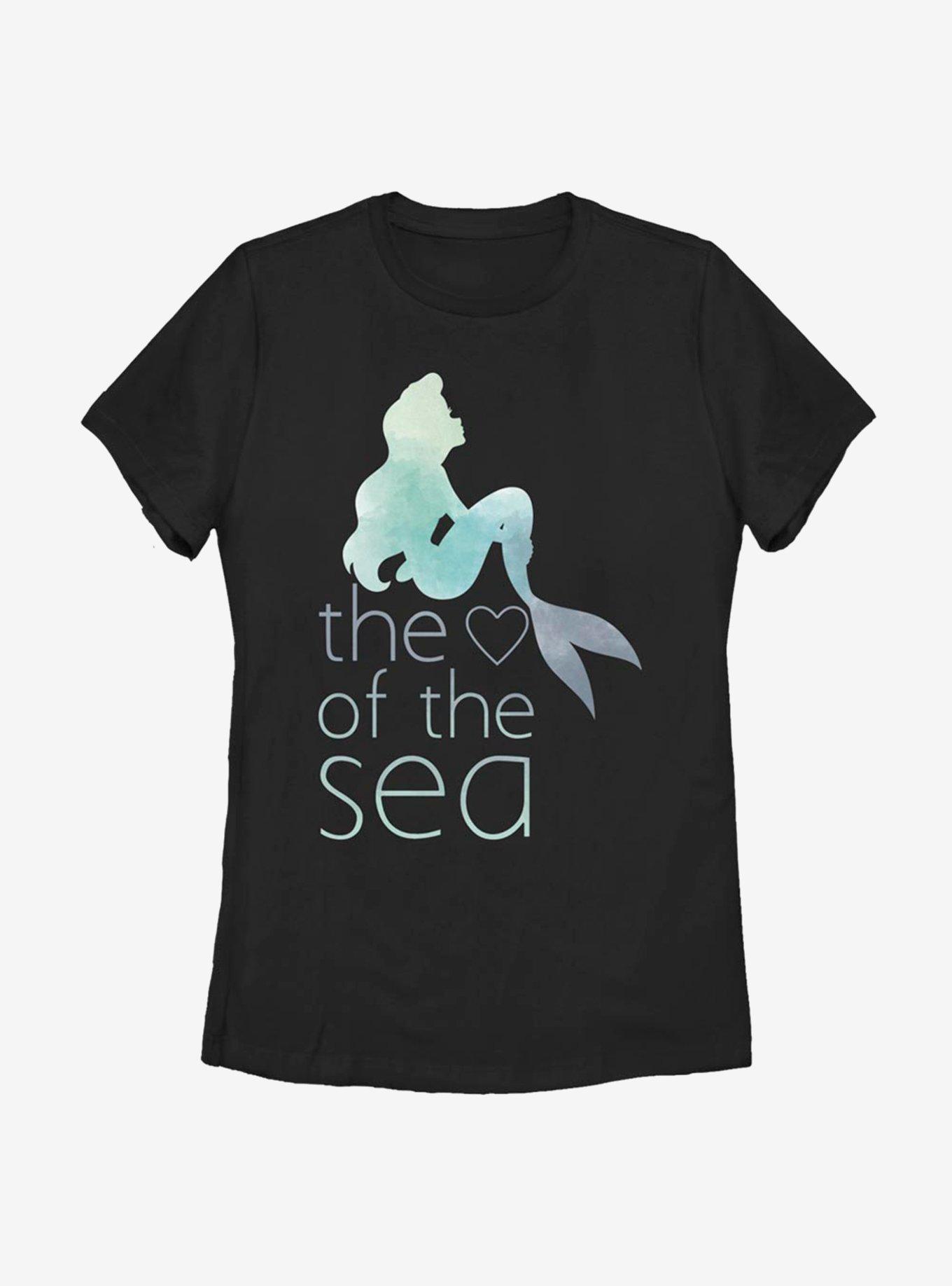 Disney The Little Mermaid Heart Of The Sea Womens T-Shirt
