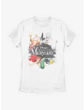 Disney The Little Mermaid Watercolor Mermaid Womens T-Shirt, , hi-res