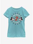 Disney Mickey Mouse Oh Boy Mickey 2 Youth Girls T-Shirt, TAHI BLUE, hi-res